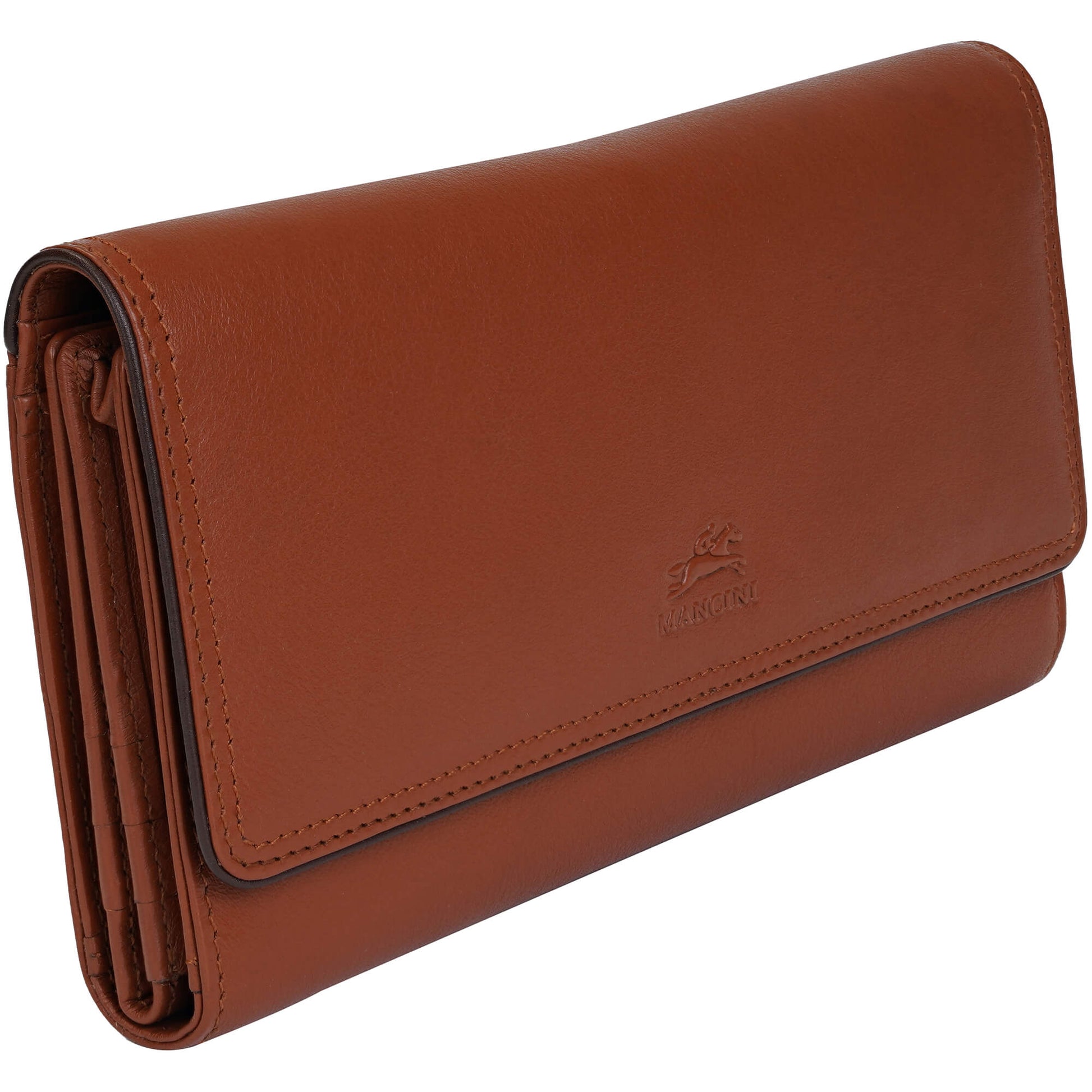 Mancini Wallets Mancini Sonoma Women’s Quad fold Wallet with Enhanced RFID Protection