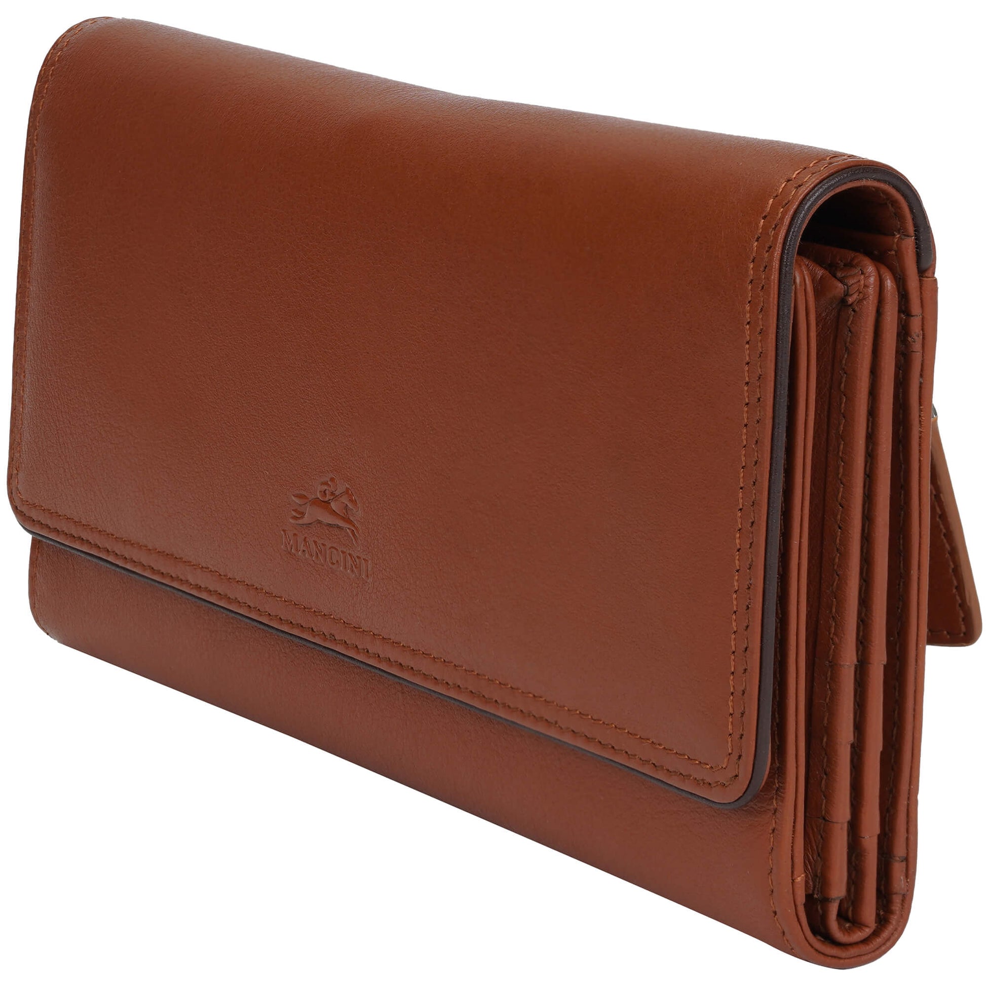 Mancini Wallets Mancini Sonoma Women’s Quad fold Wallet with Enhanced RFID Protection