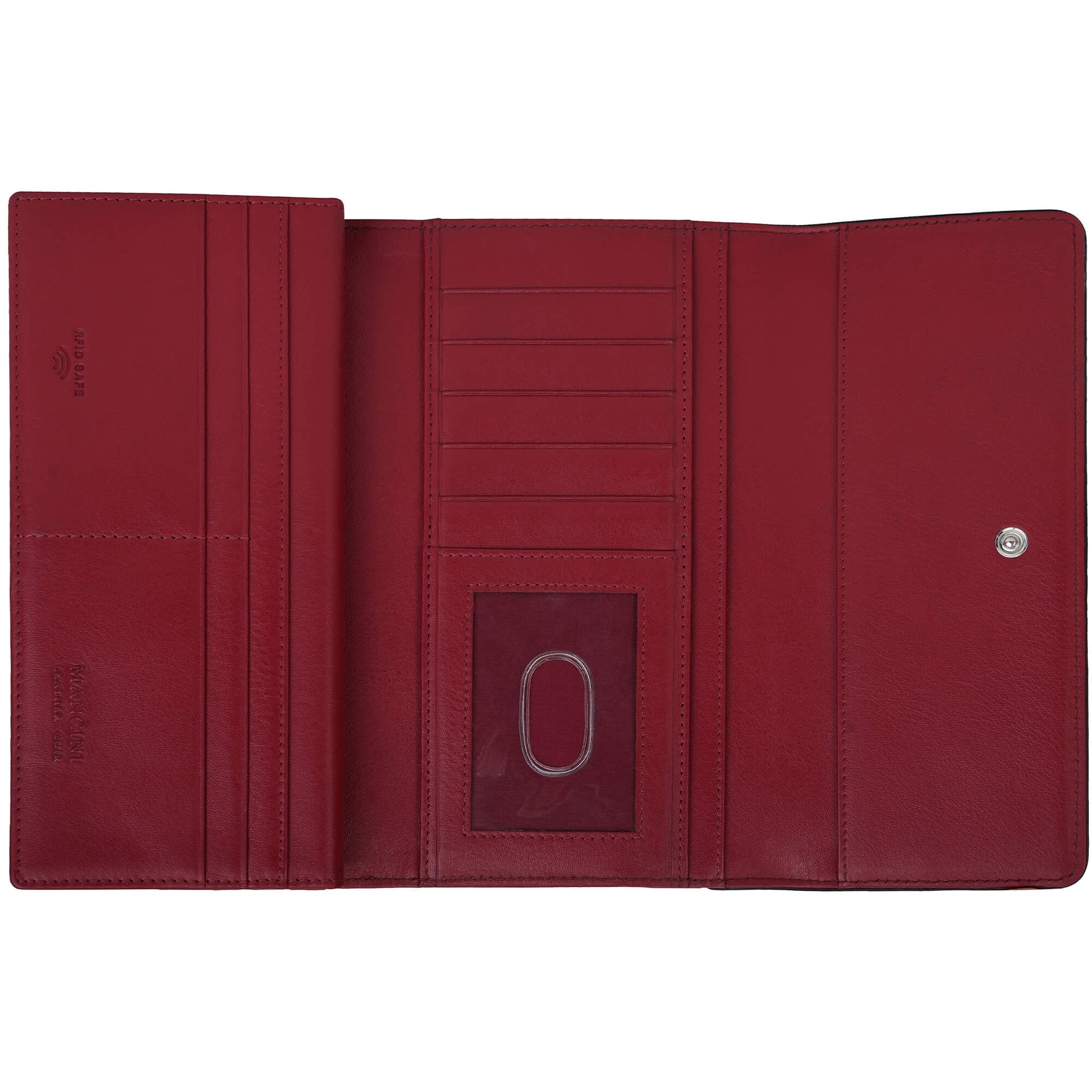 Mancini Wallets Mancini Sonoma Women’s Quad fold Wallet with Enhanced RFID Protection