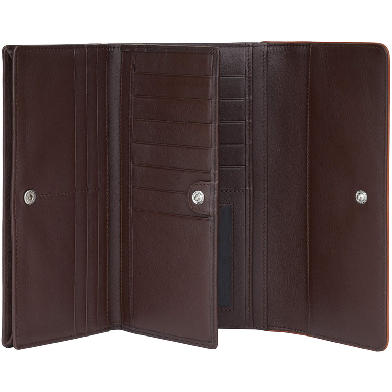 Mancini Wallets Mancini Sonoma Women’s Quad fold Wallet with Enhanced RFID Protection
