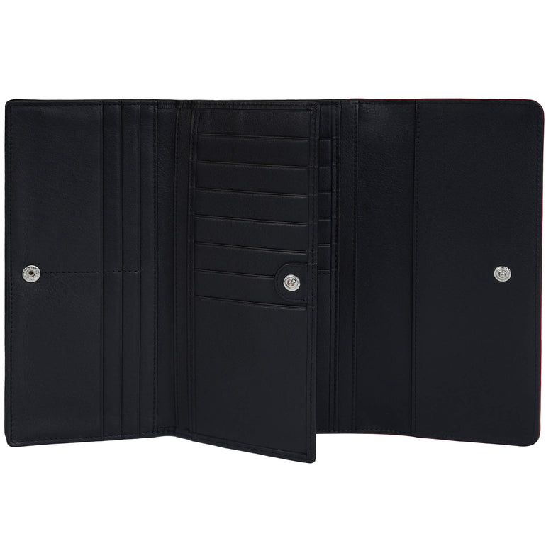 Mancini Wallets Mancini Sonoma Women’s Quad fold Wallet with Enhanced RFID Protection