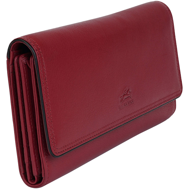 Mancini Wallets Mancini Sonoma Women’s Quad fold Wallet with Enhanced RFID Protection