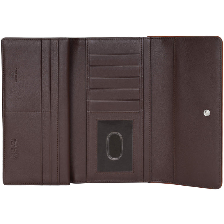 Mancini Wallets Mancini Sonoma Women’s Quad fold Wallet with Enhanced RFID Protection