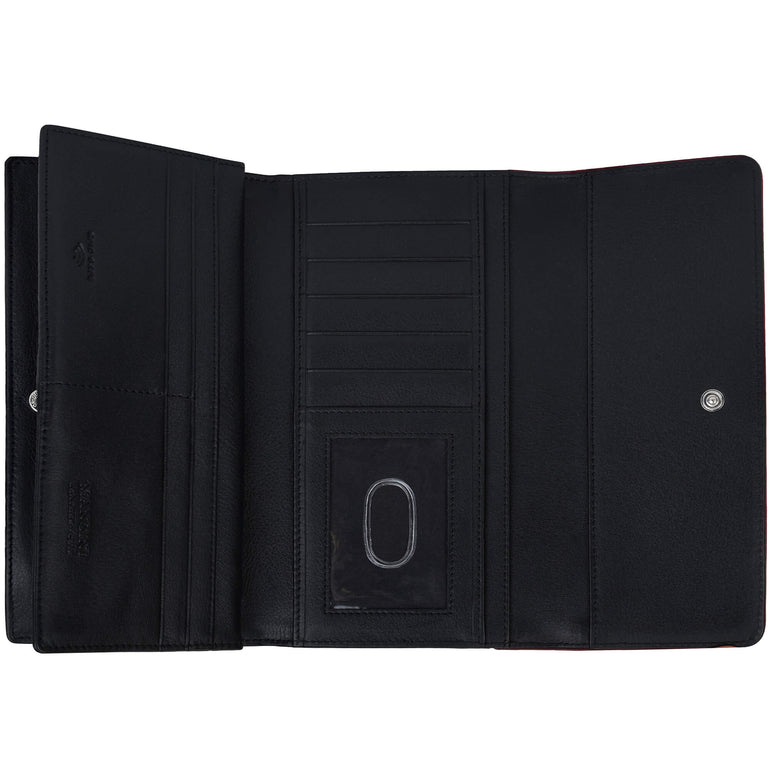 Mancini Wallets Mancini Sonoma Women’s Quad fold Wallet with Enhanced RFID Protection