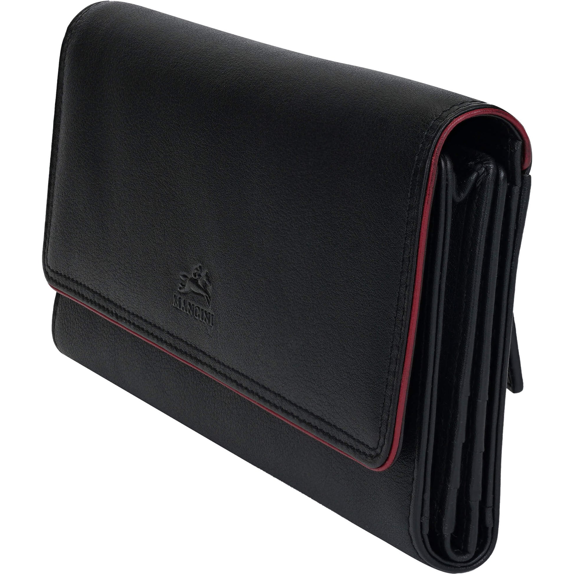 Mancini Wallets Mancini Sonoma Women’s Quad fold Wallet with Enhanced RFID Protection