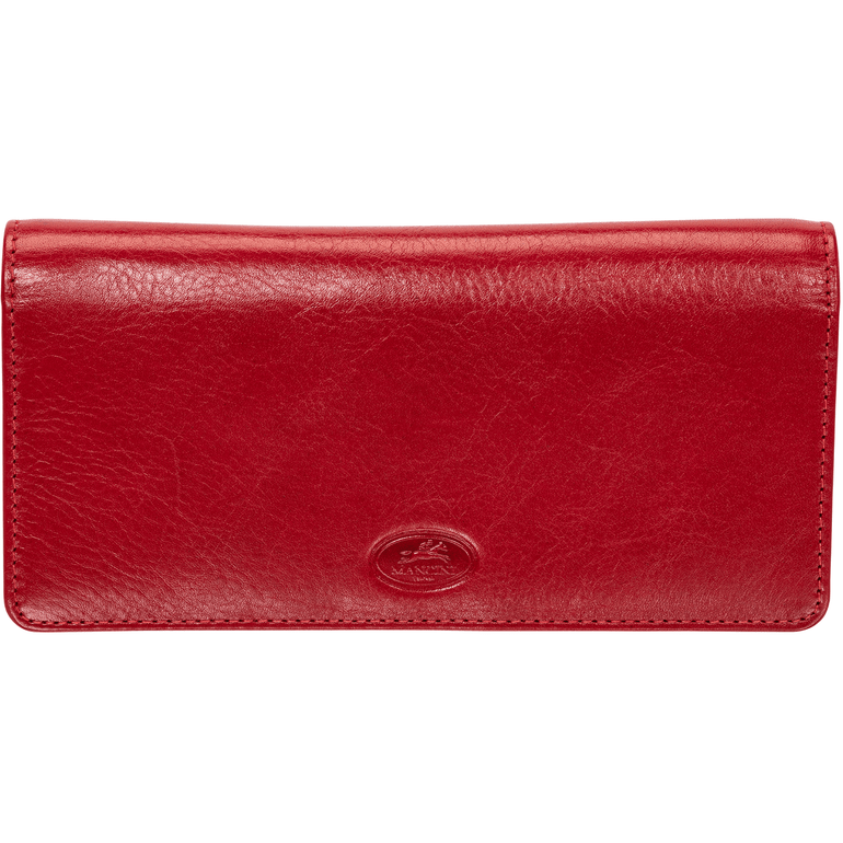 Mancini Wallets Red Mancini EQUESTRIAN-2 Ladies' RFID Secure Clutch Wallet