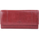 Mancini Wallets Red Mancini Fifth Avenue RFID Secure Quad Fold Wallet