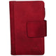 Mancini Wallets Red Mancini Pelle D’oro RFID Secure Medium Clutch Wallet