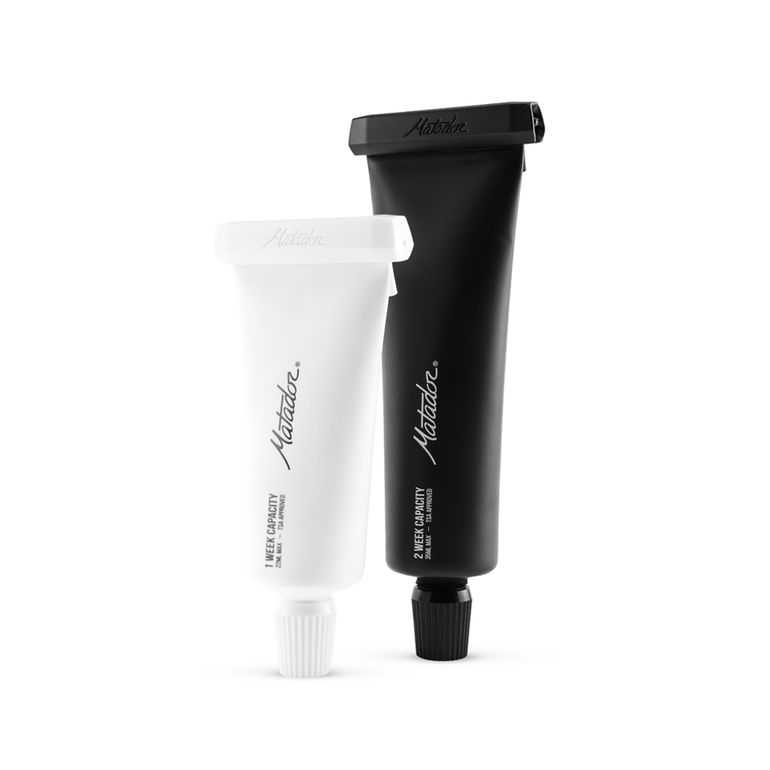 Matador Travel Accessories Black/White Matador Refillable Toothpaste Tubes