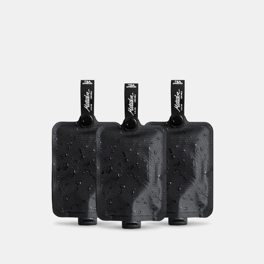 Matador Travel Accessories Charcoal Matador FlatPak Toiletry Bottle 3-Pack - Charcoal