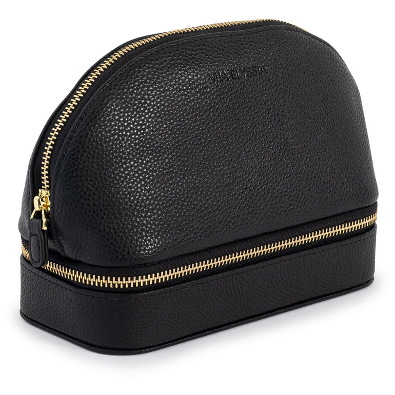 Mia Elyssia Toiletry kit Noir Mia Elyssia Cosmetics & Jewellery Case