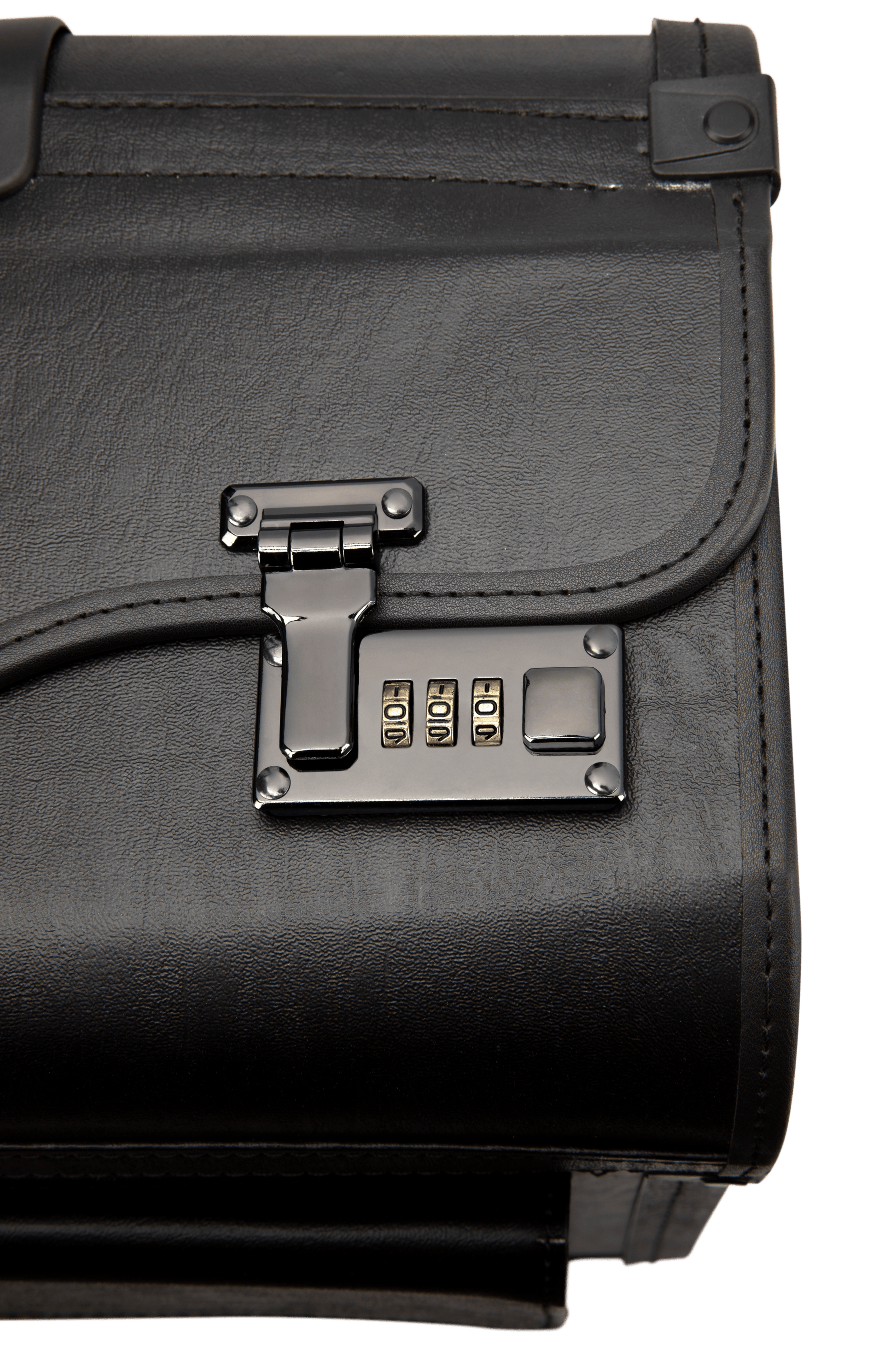 Nextech Briefcases Black Nextech Faux-Leather Rolling Catalog Case