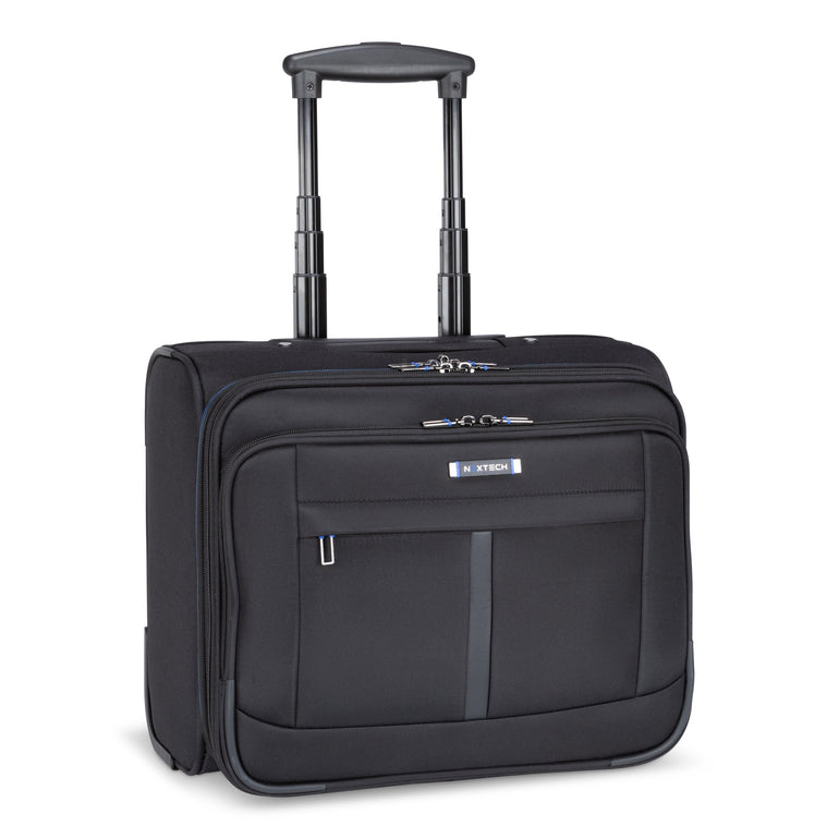 Nextech Briefcases Black Nextech Rolling Briefcase