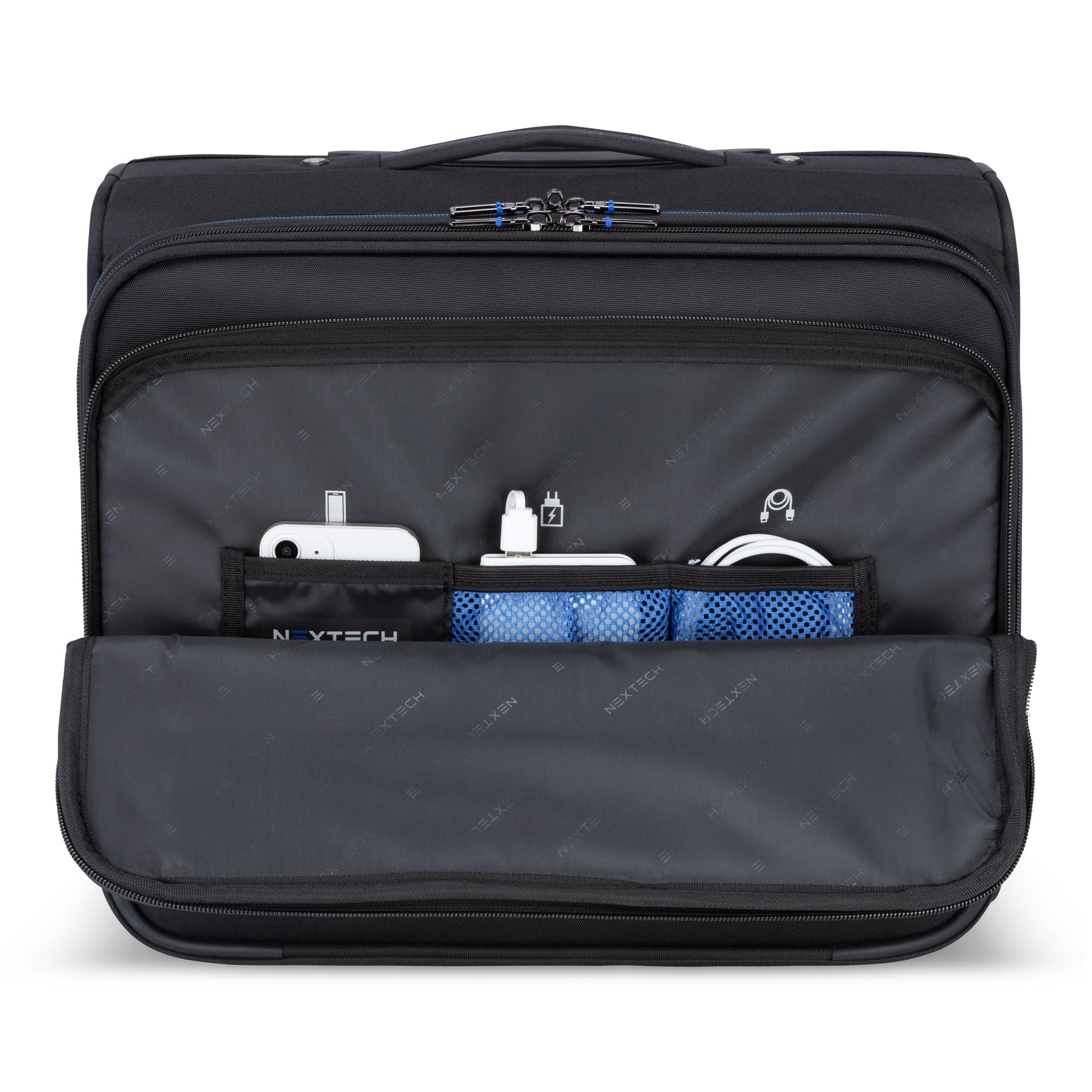 Nextech Briefcases Black Nextech Rolling Briefcase
