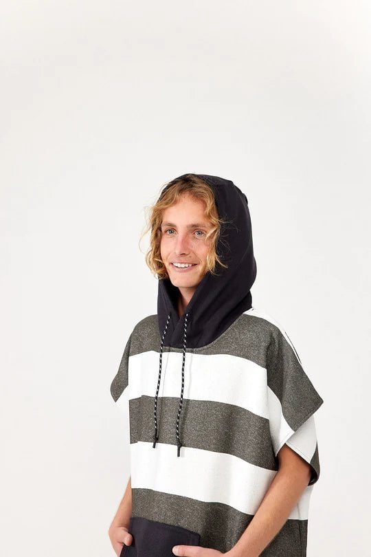Nomadix Apparel Nomadix Changing Poncho - Stripes Noll Black
