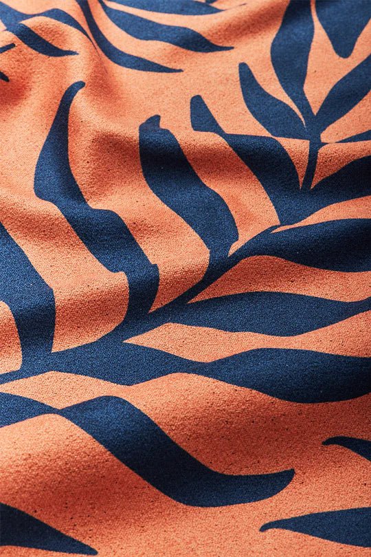 Nomadix Travel Accessories Leaf Me Alone Orange Nomadix Original Towel - Leaf Me Alone Orange