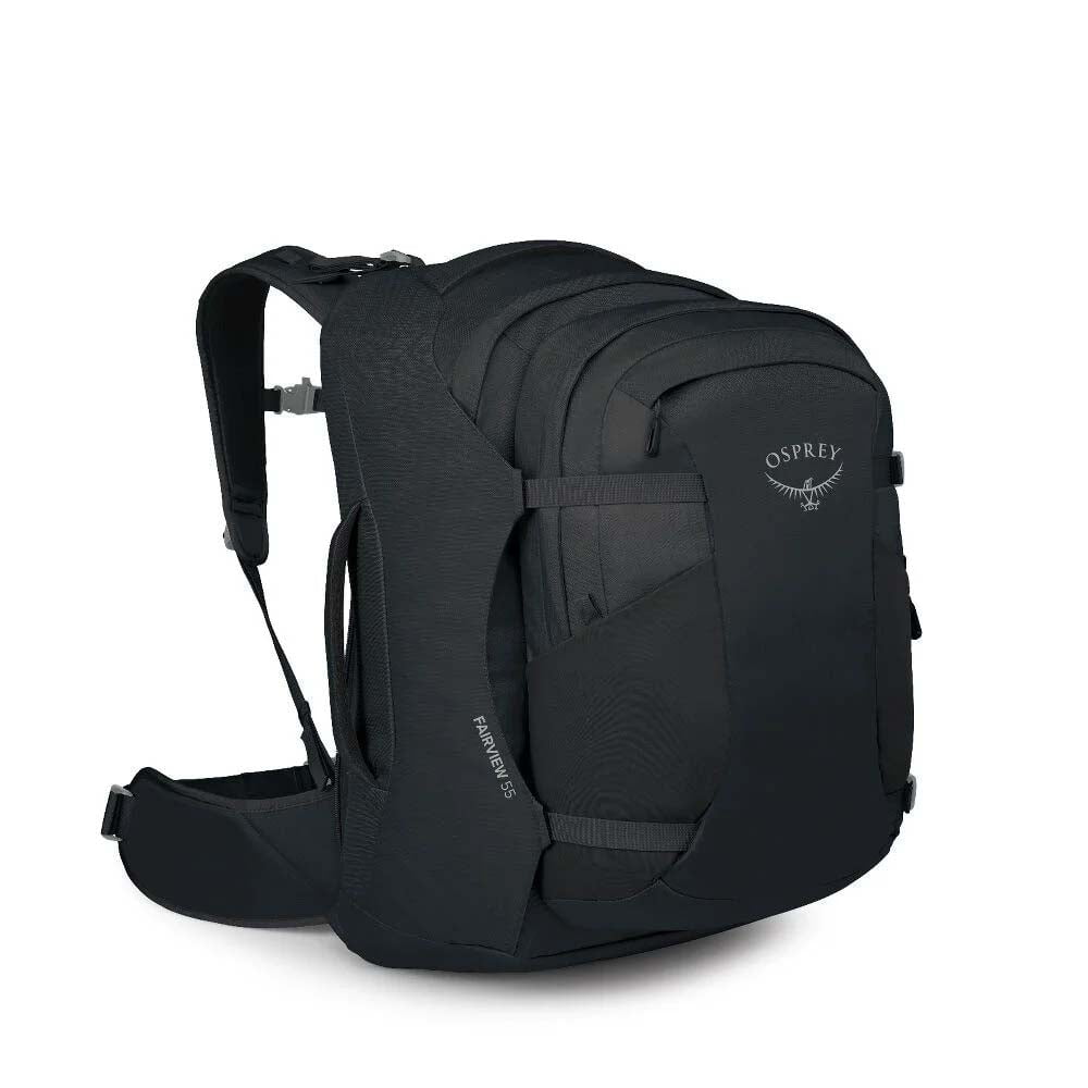 Osprey Backpacks Black Osprey Fairview 55 Extended Fit Travel Pack