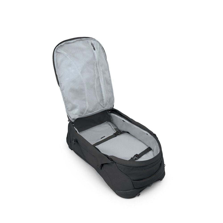 Osprey Backpacks Black Osprey Farpoint 40 Extended Fit Travel Pack