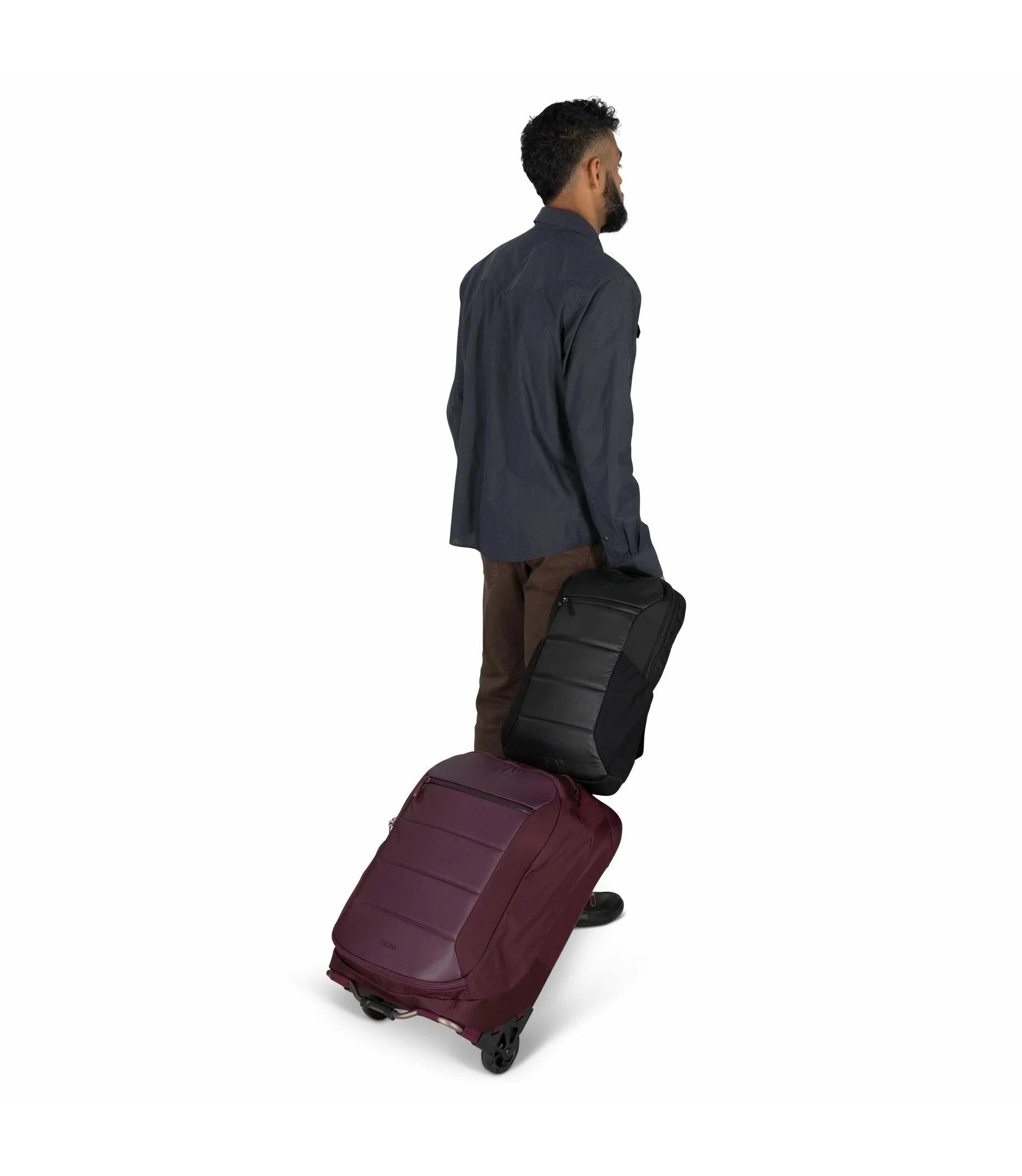 Osprey Backpacks Black Osprey Ozone Slim Pack Travel Backpack