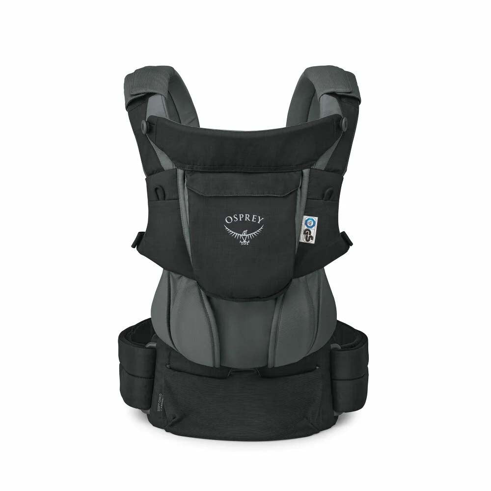 Osprey Backpacks Black Osprey Poco Soft Child Carrier LT Extended Fit