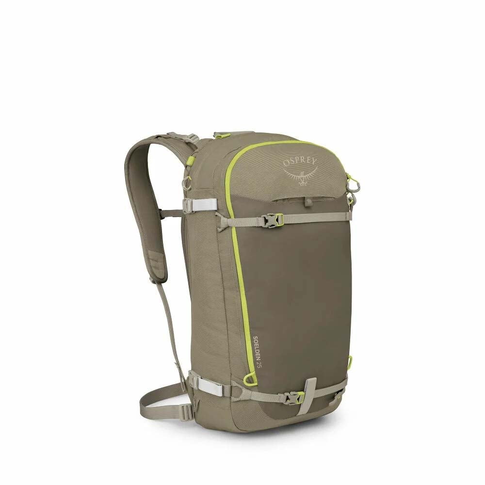Osprey Backpacks Olive Tan-Earl Grey Osprey Soelden 25L Ski & Snowboard Backpack