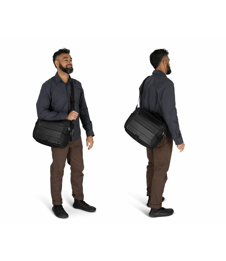 Osprey Briefcases Black Osprey Ozone Brief Travel Bag