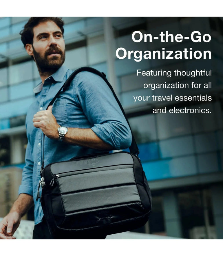 Osprey Briefcases Black Osprey Ozone Brief Travel Bag