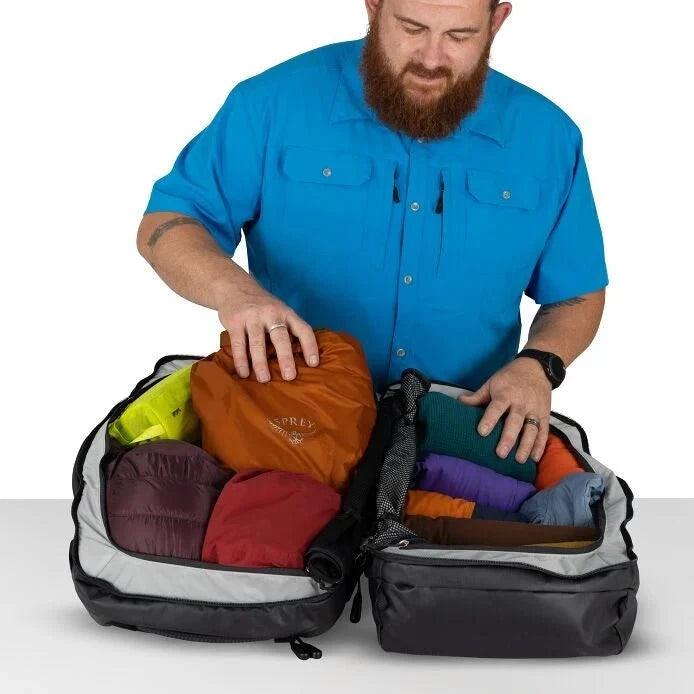Osprey Duffles Raven Black/Black Osprey Transporter Squffel 44