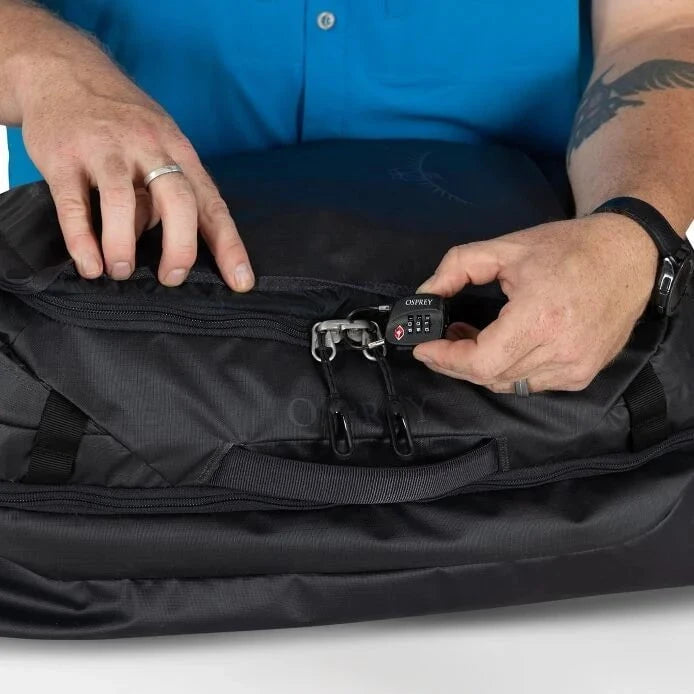 Osprey Duffles Raven Black/Black Osprey Transporter Squffel 44
