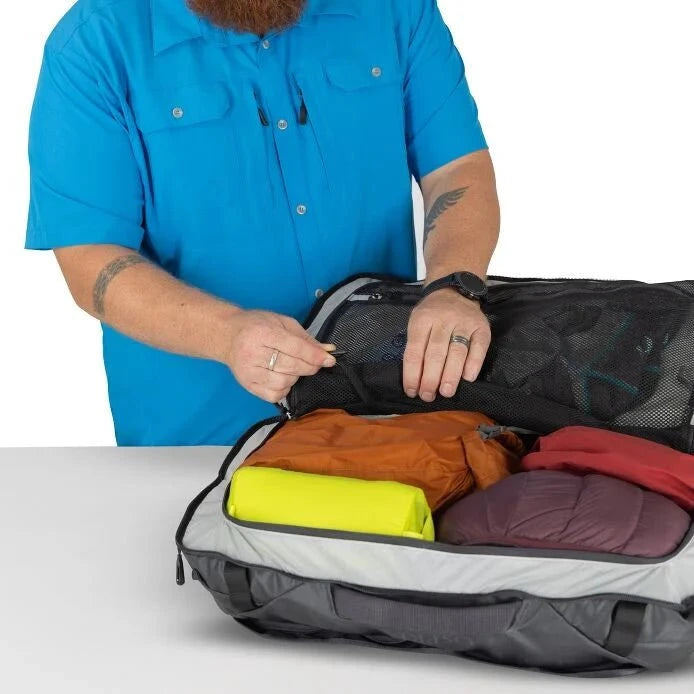 Osprey Duffles Raven Black/Black Osprey Transporter Squffel 44