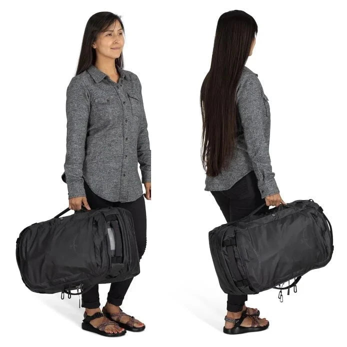 Osprey Duffles Raven Black/Black Osprey Transporter Squffel 44
