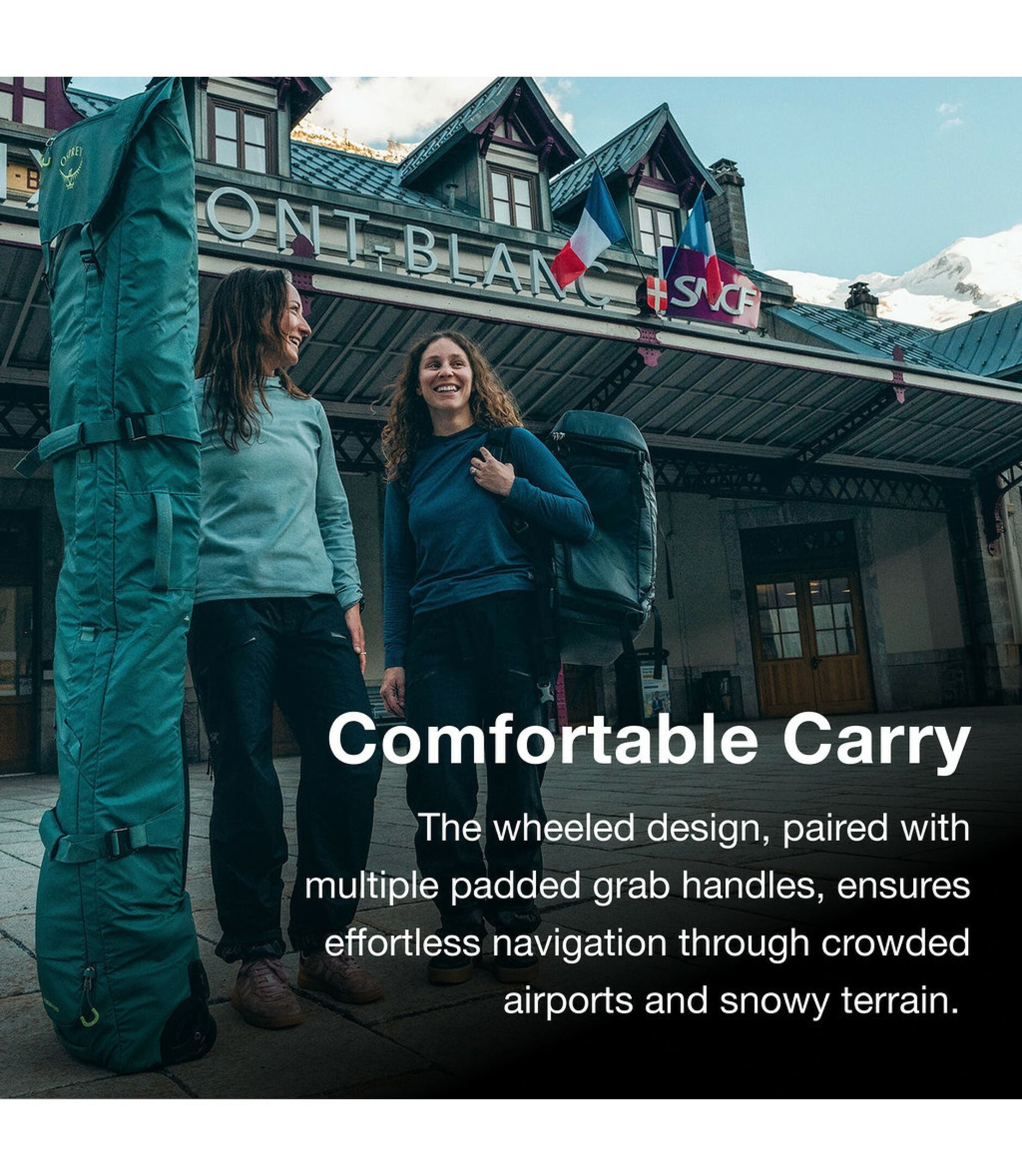 Osprey Ski Bag Black Osprey Mountain Bound Ski & Snowboard Roller Bag