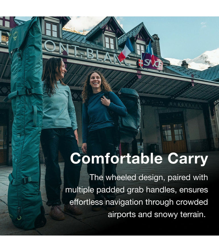 Osprey Ski Bag Black Osprey Mountain Bound Ski & Snowboard Roller Bag