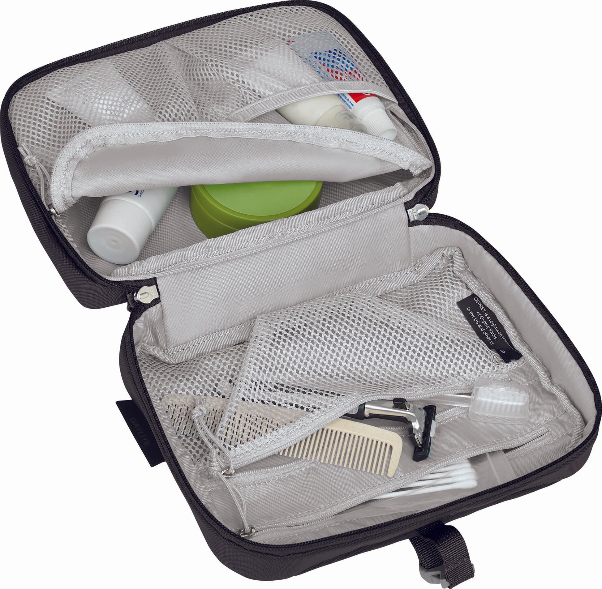 Osprey Travel Accessories Black Osprey Daylite Hanging Toiletry Kit - Black