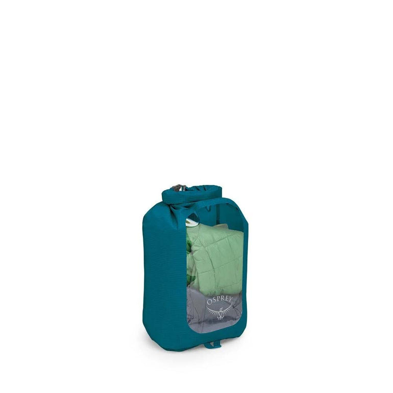 Osprey Travel Accessories Waterfront Blue Osprey Dry Sack W/Window 12L