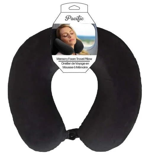 Pacific Pillows Travel Accessories Black Pacific Memory Foam Pillow