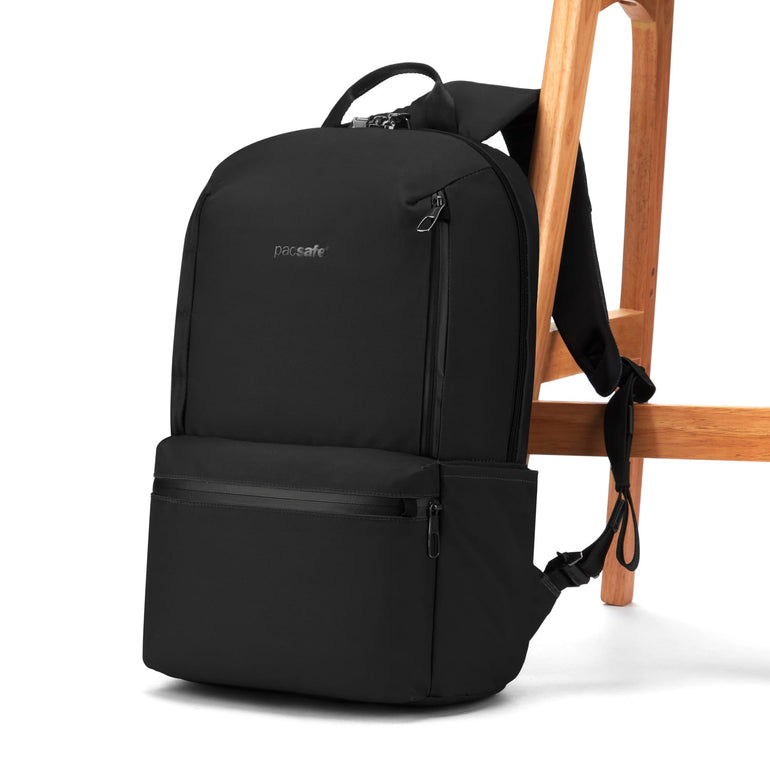 Pacsafe Backpacks Black Pacsafe Metrosafe X Anti-Theft 20L Recycled Backpack - Black