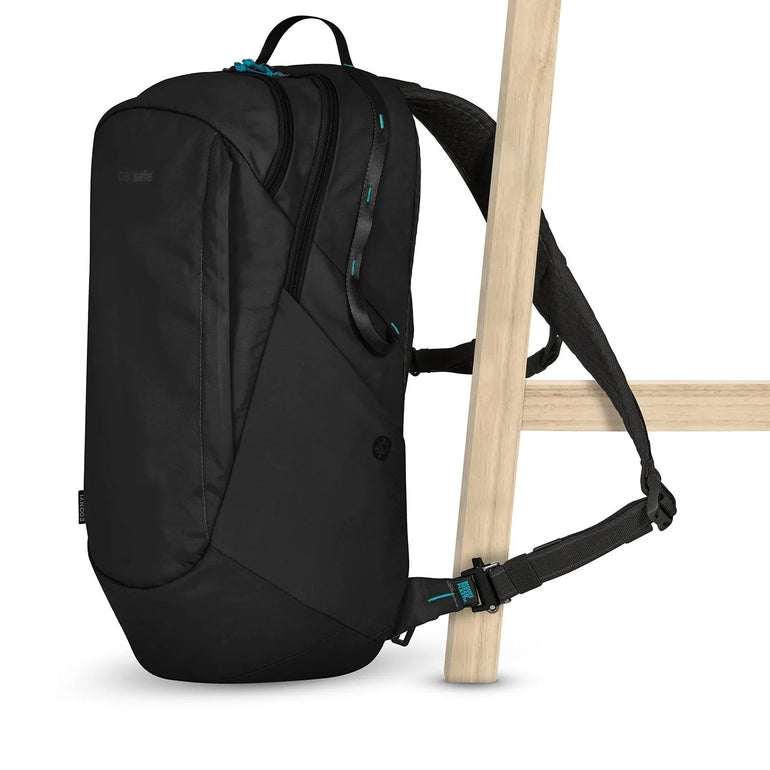 Pacsafe Backpacks Econyl Black Pacsafe ECO 25L Anti-Theft Backpack