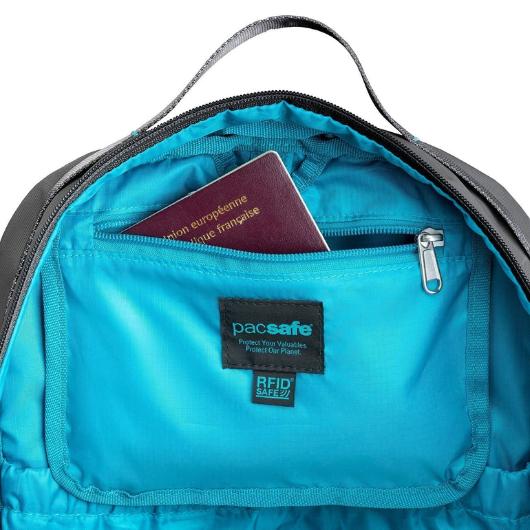Pacsafe Backpacks Econyl Black Pacsafe ECO 25L Anti-Theft Backpack