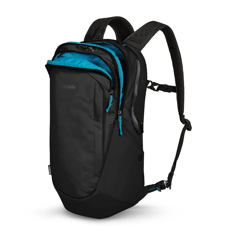 Pacsafe Backpacks Econyl Black Pacsafe ECO 25L Anti-Theft Backpack