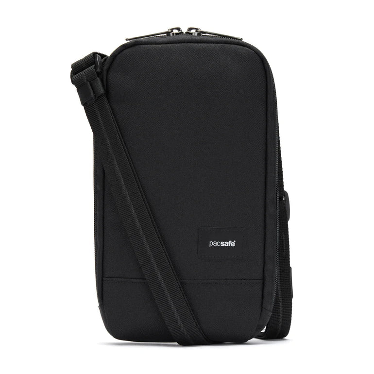 Pacsafe Cross-Body Bag Jet Black Pacsafe RFIDsafe™ RFID Blocking Tech Crossbody