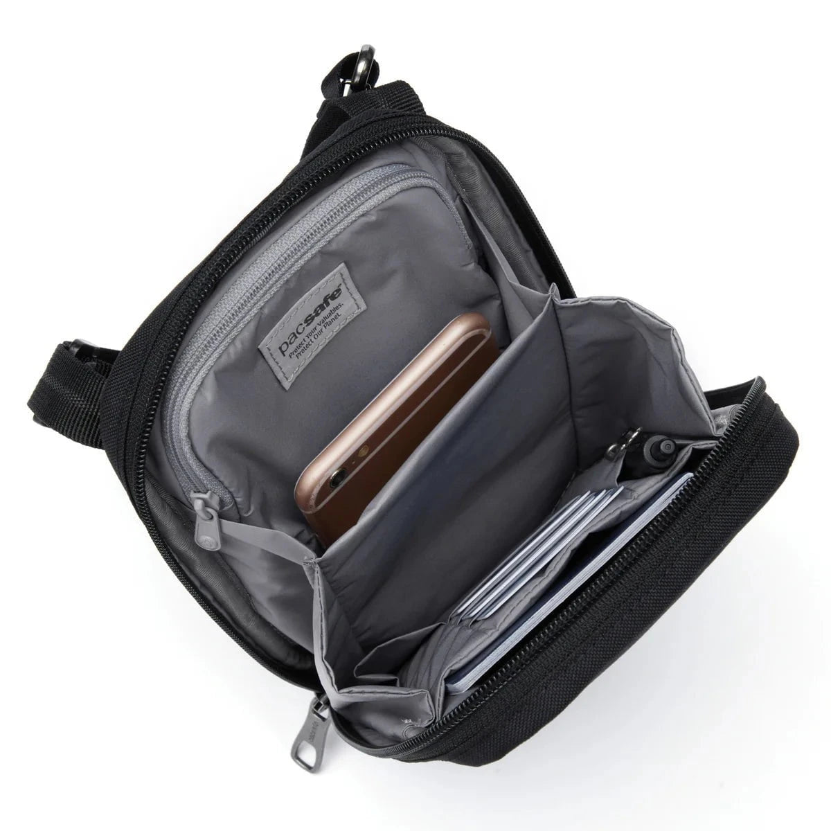 Pacsafe Cross-Body Bag Pacsafe RFIDsafe™ RFID Blocking Tech Crossbody