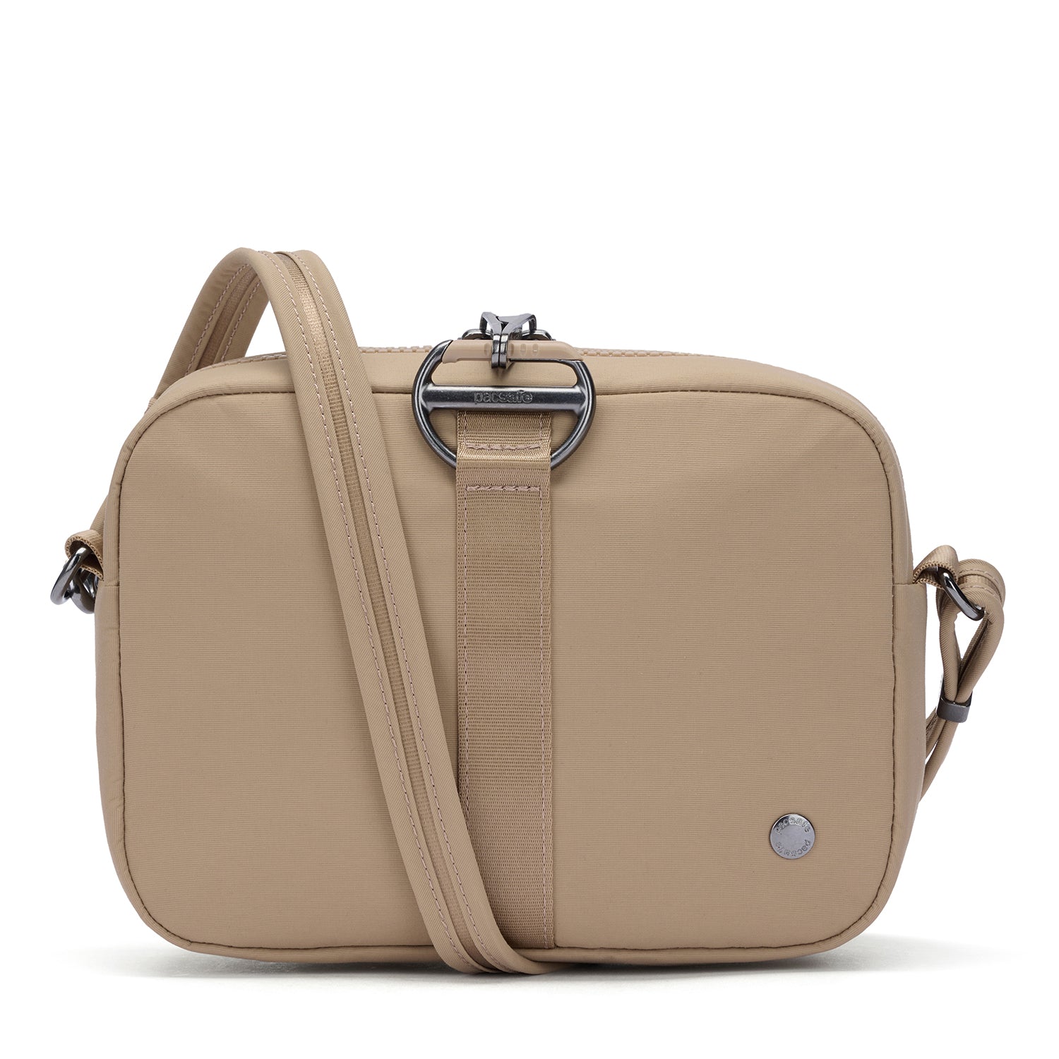 Pacsafe Cross-Body Bag Taupe Pacsafe Citysafe CX Anti-Theft Square Crossbody Bag