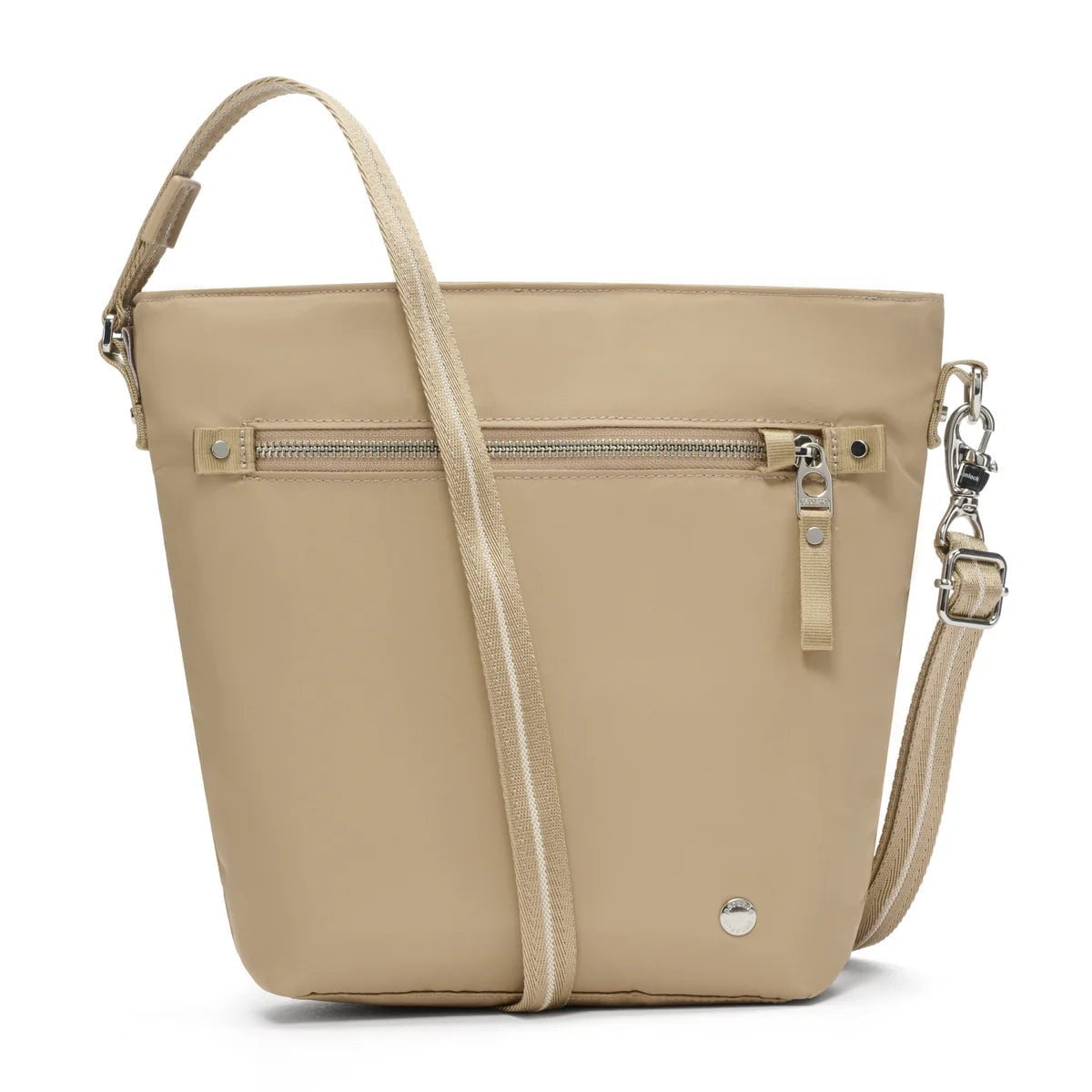 Pacsafe Cross-Body Bag Taupe Pacsafe W Anti-Theft Crossbody Bag