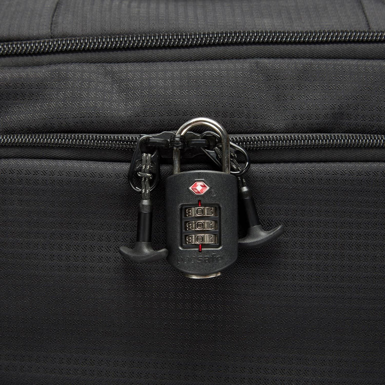Pacsafe Locks Black Pacsafe Prosafe 1000 Comination Lock With Steel Cable