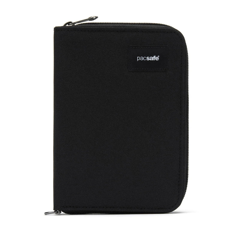 Pacsafe Passport Case Jet Black Pacsafe RFIDsafe™ RFID Blocking Compact Travel Organizer