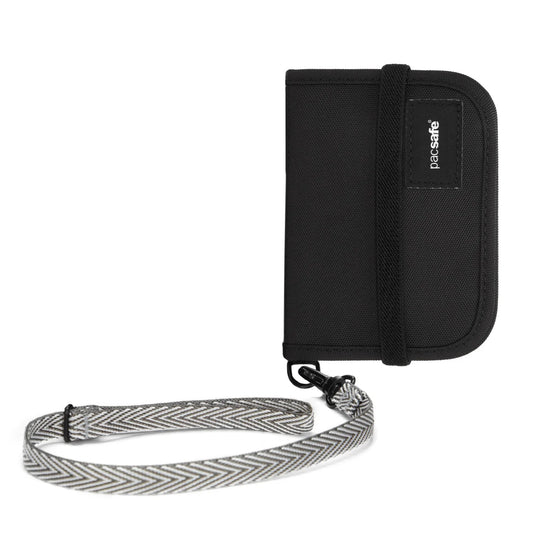 Pacsafe Wallets Black Pacsafe RFIDsafe™ V50 Anti-Theft RFID Blocking Compact Wallet