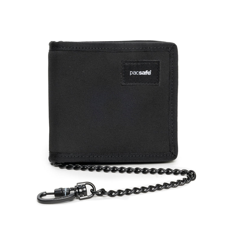 Pacsafe Wallets Black Pacsafe RFIDsafe Z100 RFID Blocking Bi-Fold Wallet