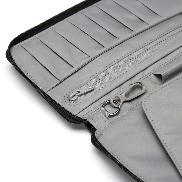 Pacsafe Wallets Jet Black Pacsafe RFIDsafe™ RFID Blocking Travel Wallet