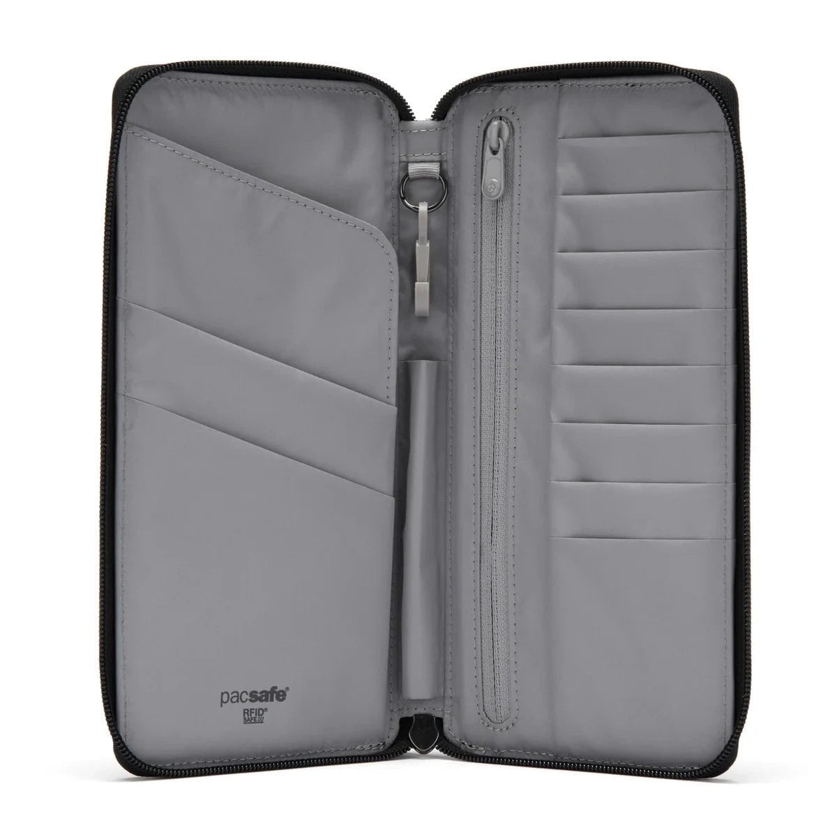 Pacsafe Wallets Jet Black Pacsafe RFIDsafe™ RFID Blocking Travel Wallet